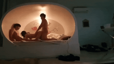 여친집에 초대남 불러서 쓰리썸